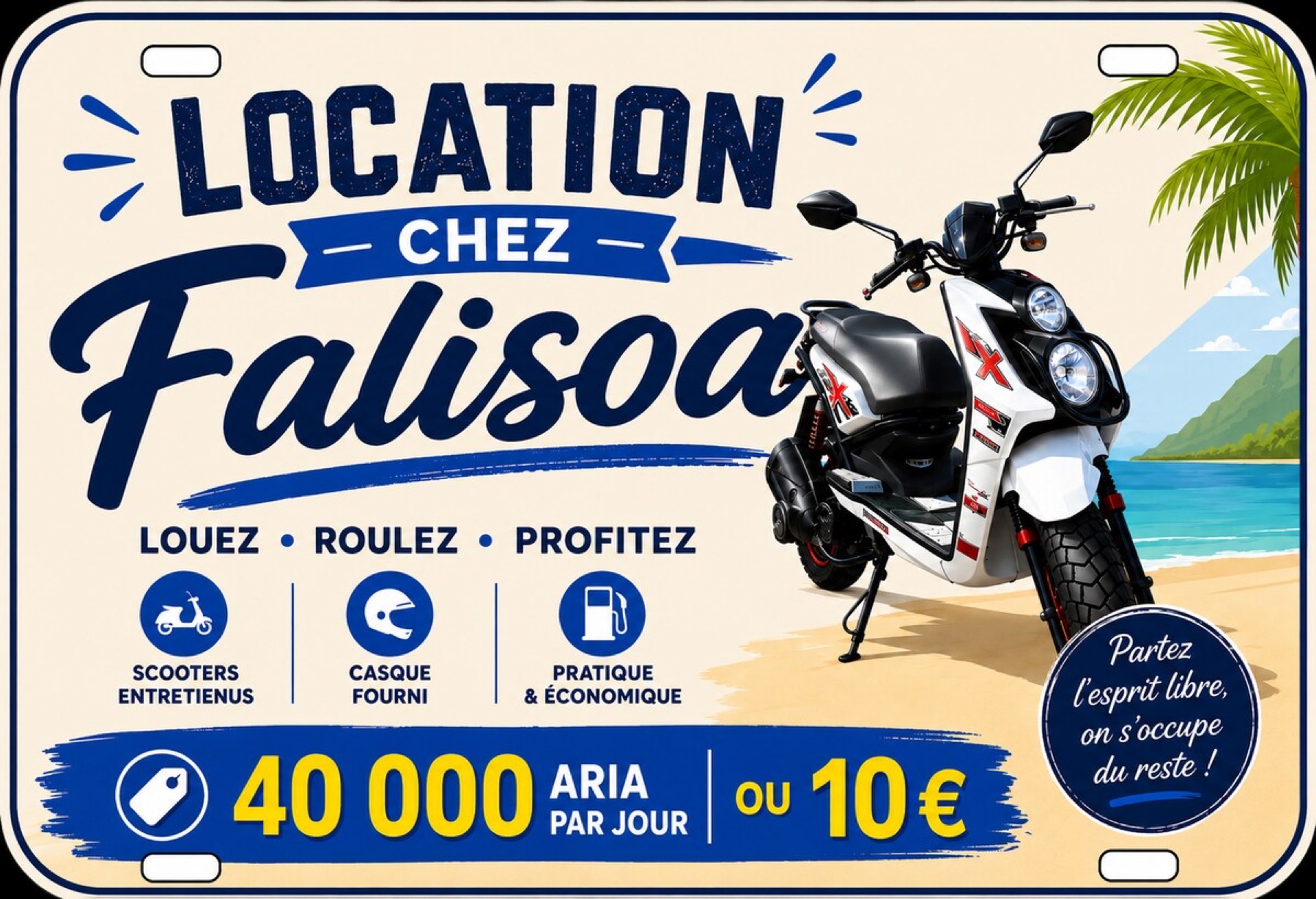 Location scooter Chez Falisoa
