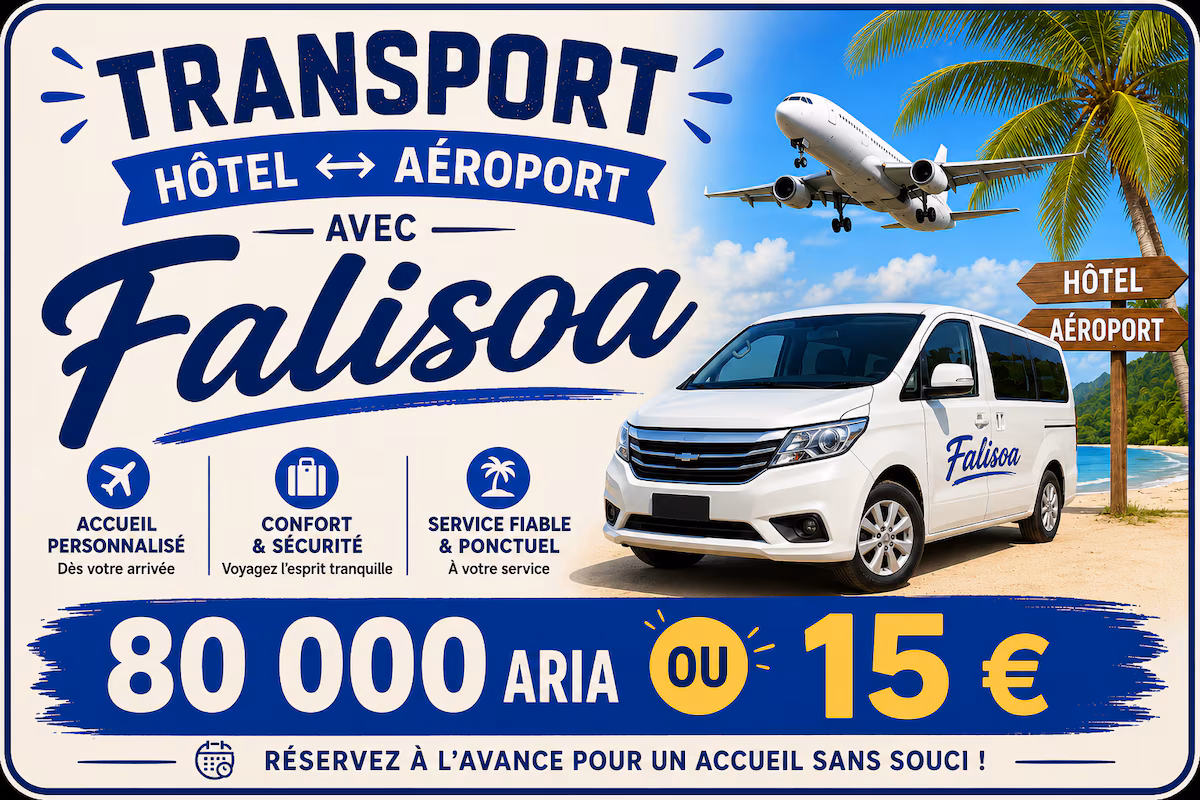 Transfert aeroport Chez Falisoa